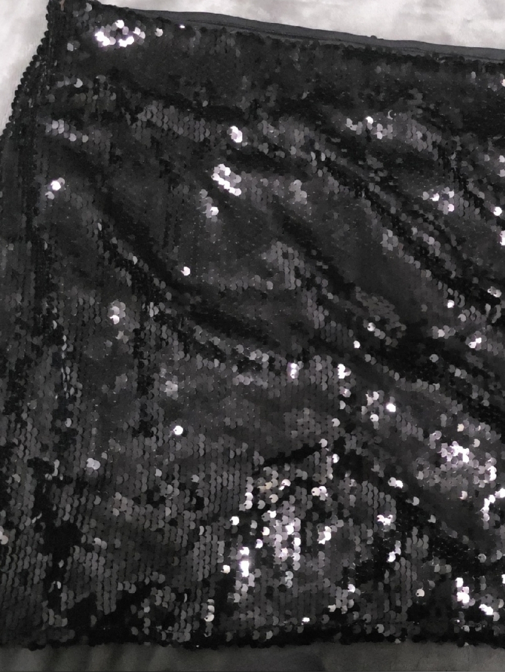 Ricki's Black Sequin Party Skirt